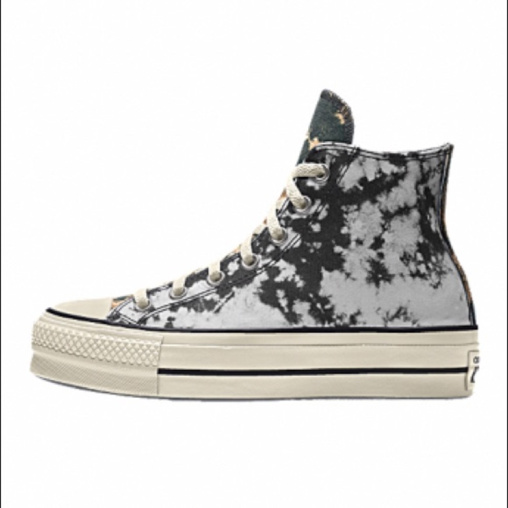 Custom Washed Platform Chuck Taylor All Star - Picture 3 of 9